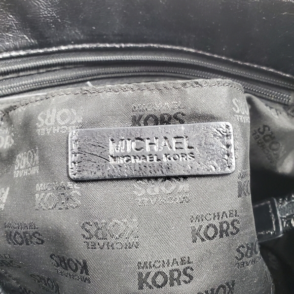 MICHAEL Michael Kors Black Leather Jet Set Chain Straps Tote - Picture 13 of 14